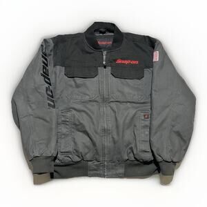 SNAP-ON Tools Black Canvas Jacket Coat Workwear Men’s Size XL